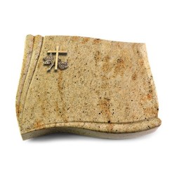 Grabkissen Memory/Kashmir Kreuz 1 (Bronze)