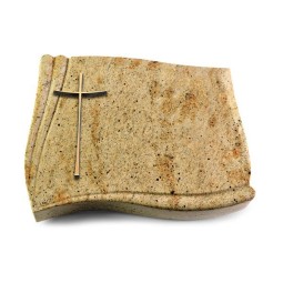 Grabkissen Memory/Kashmir Kreuz 2 (Bronze)