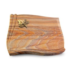 Grabkissen Memory/Rainbow Rose 3 (Bronze)