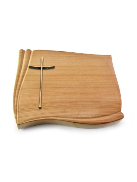 Grabkissen Memory/Woodland Kreuz 2 (Bronze)