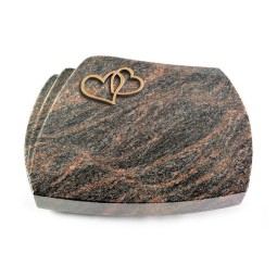 Grabkissen Paris/Himalaya Herzen (Bronze)