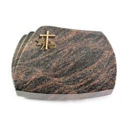 Grabkissen Paris/Himalaya Kreuz 1 (Bronze)