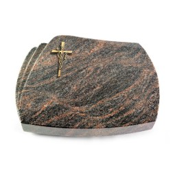 Grabkissen Paris/Himalaya Kreuz/Ähren (Bronze)