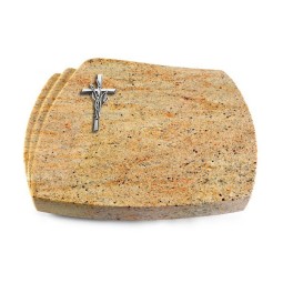 Grabkissen Paris/Kashmir Kreuz/Ähren (Alu)