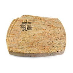 Grabkissen Paris/Kashmir Kreuz 1 (Bronze)