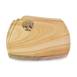 Grabkissen Paris/Woodland Baum 3 (Bronze)