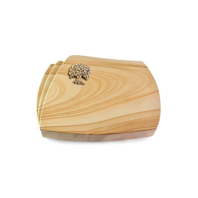 Grabkissen Paris/Woodland Baum 3 (Bronze)