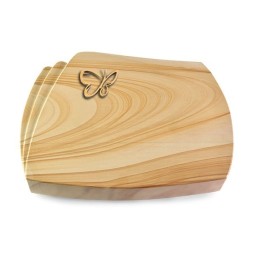 Grabkissen Paris/Woodland Papillon (Bronze)