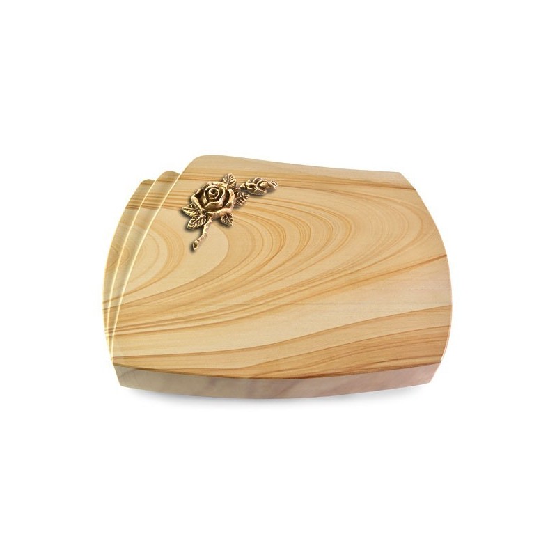 Grabkissen Paris/Woodland Rose 1 (Bronze)