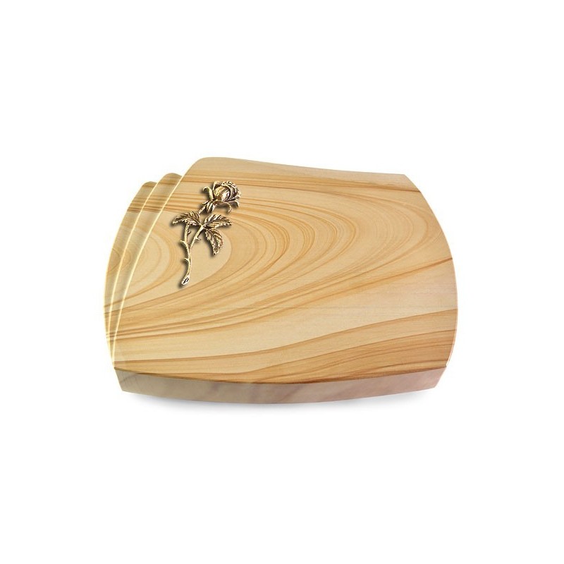 Grabkissen Paris/Woodland Rose 2 (Bronze)