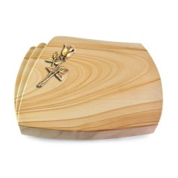 Grabkissen Paris/Woodland Rose 8 (Bronze)