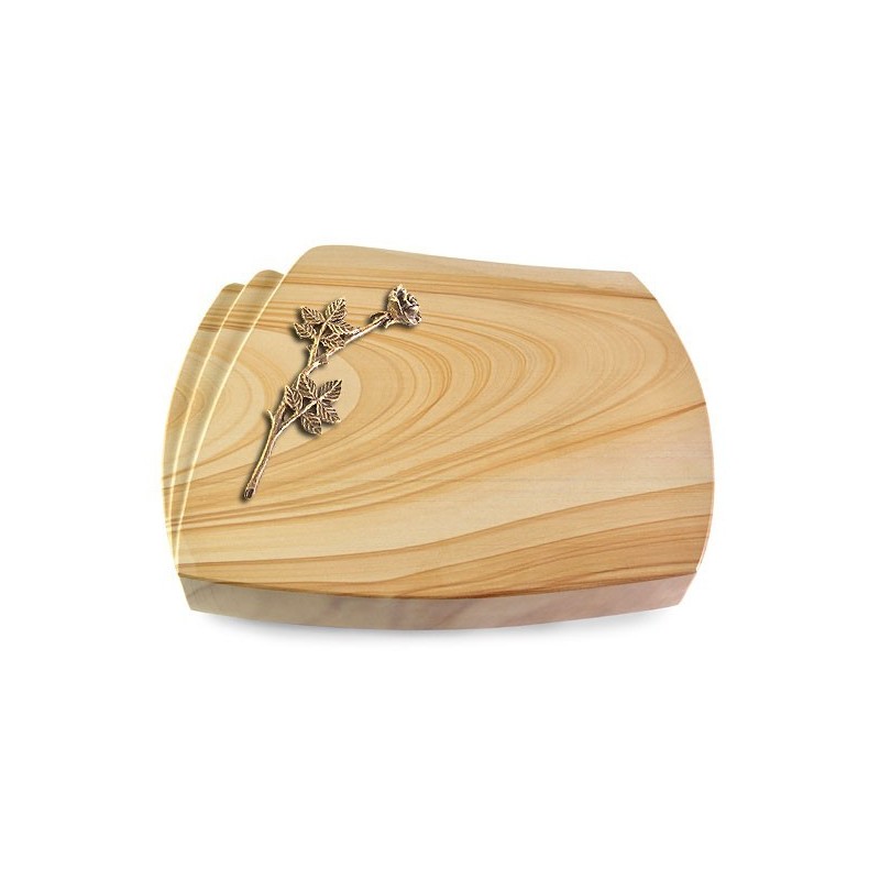 Grabkissen Paris/Woodland Rose 9 (Bronze)