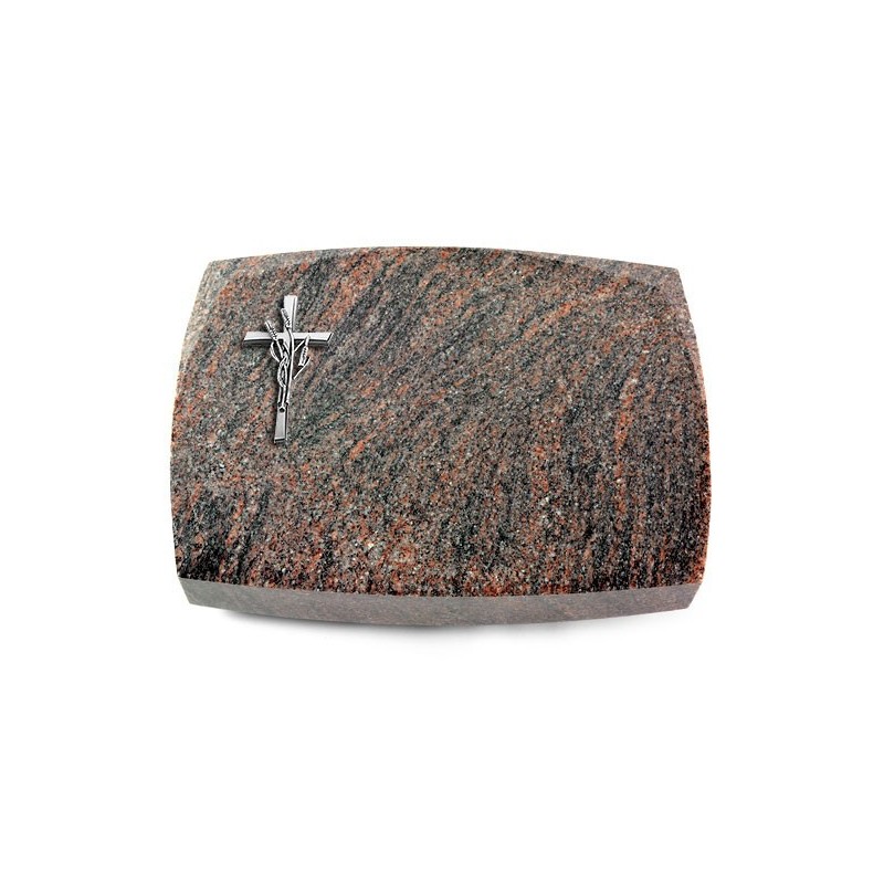 Grabkissen Roma/Himalaya Kreuz/Ähren (Alu)