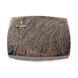 Grabkissen Roma/Himalaya Kreuz/Ähren (Bronze)