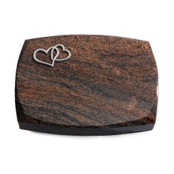 Grabkissen Roma/Multicolor-Rot Herzen (Alu)