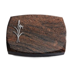 Grabkissen Roma/Multicolor-Rot Lilienzweig (Alu)