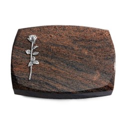 Grabkissen Roma/Multicolor-Rot Rose 12 (Alu)