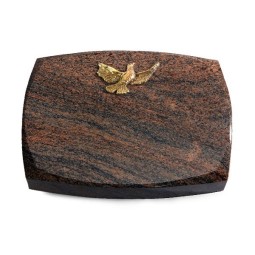 Grabkissen Roma/Multicolor-Rot Taube (Bronze)