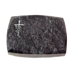 Grabkissen Roma/Orion Kreuz/Rose (Alu)