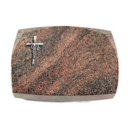 Grabkissen Roma/Paradiso Kreuz/Ähren (Alu)