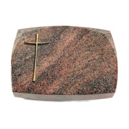 Grabkissen Roma/Paradiso Kreuz 2 (Bronze)