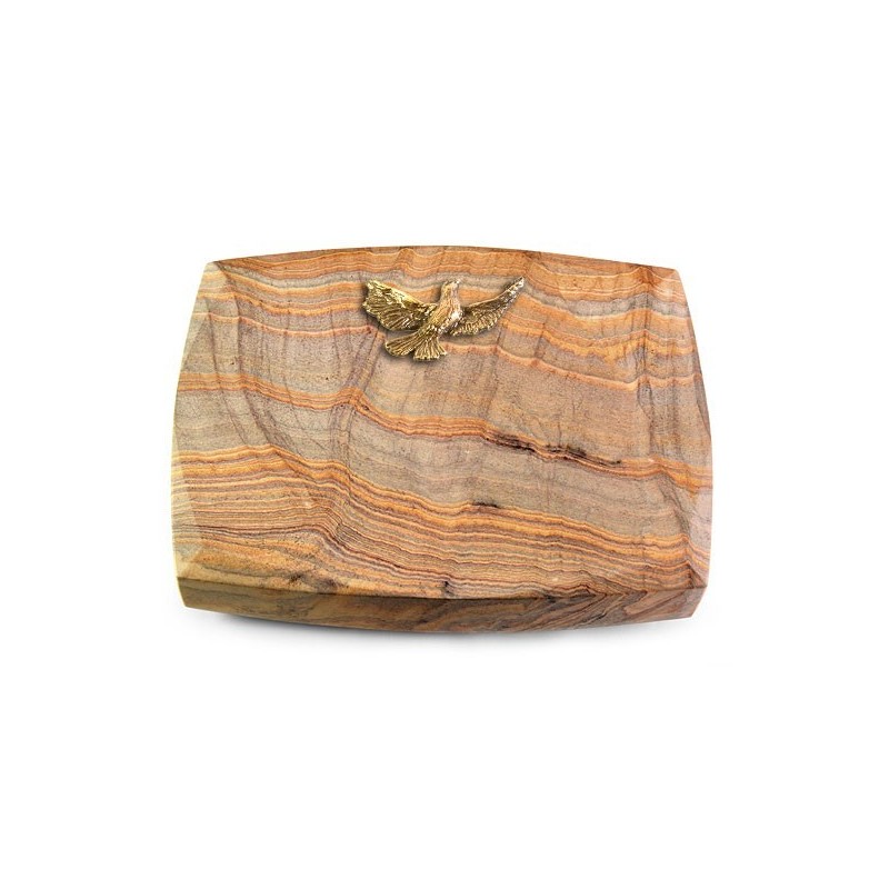 Grabkissen Roma/Rainbow Taube (Bronze)