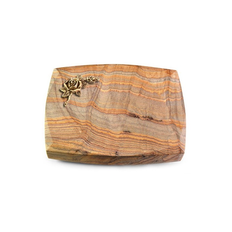 Grabkissen Roma/Rainbow Rose 1 (Bronze)