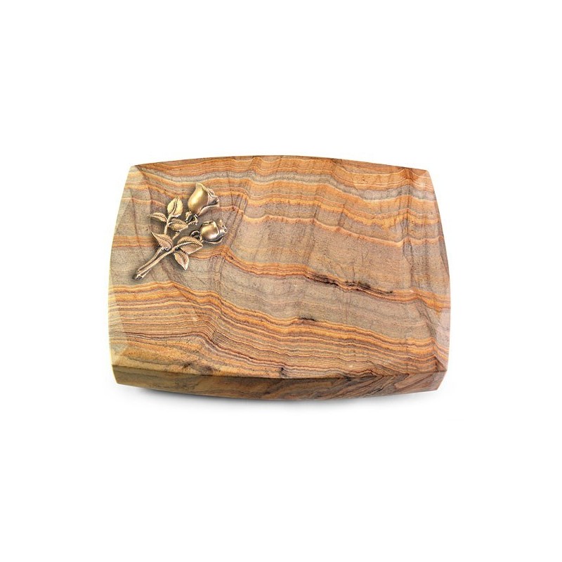 Grabkissen Roma/Rainbow Rose 11 (Bronze)