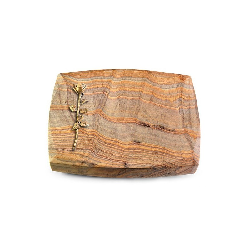 Grabkissen Roma/Rainbow Rose 12 (Bronze)