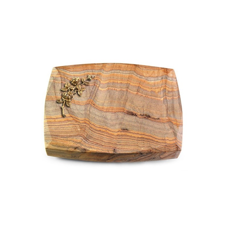 Grabkissen Roma/Rainbow Rose 5 (Bronze)