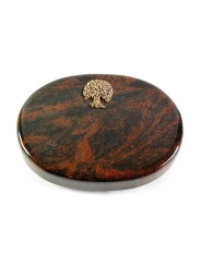 Grabkissen Rondo/Aruba Baum 3 (Bronze)