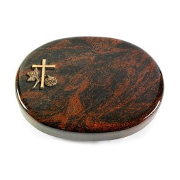 Grabkissen Rondo/Aruba Kreuz 1 (Bronze)