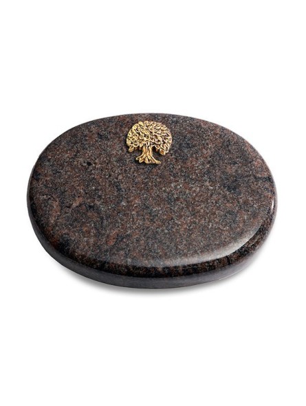 Grabkissen Rondo/Himalaya Baum 3 (Bronze)