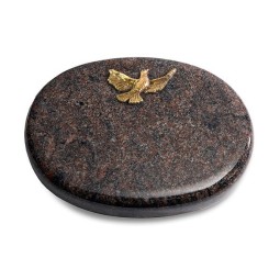 Grabkissen Rondo/Himalaya Taube (Bronze)