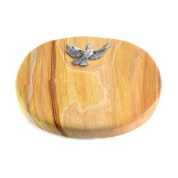 Grabkissen Rondo/Rainbow Taube (Alu)