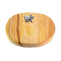 Grabkissen Rondo/Rainbow Rose 3 (Alu)