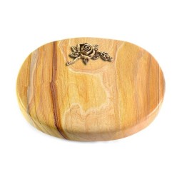 Grabkissen Rondo/Rainbow Rose 1 (Bronze)