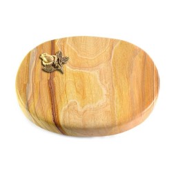 Grabkissen Rondo/Rainbow Rose 3 (Bronze)