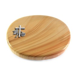 Grabkissen Rondo/Woodland Kreuz 1 (Alu)