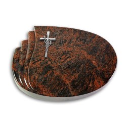 Grabkissen Waves/Aruba Kreuz/Ähren (Alu)