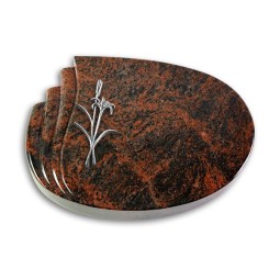 Grabkissen Waves/Aruba Lilienzweig (Alu)