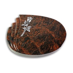 Grabkissen Waves/Aruba Rose 8 (Alu)