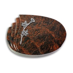 Grabkissen Waves/Aruba Rose 9 (Alu)