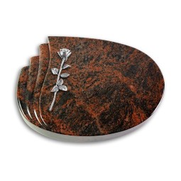 Grabkissen Waves/Aruba Rose 12 (Alu)