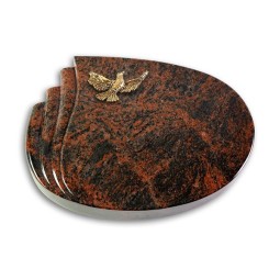 Grabkissen Waves/Aruba Taube (Bronze)