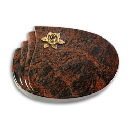 Grabkissen Waves/Aruba Rose 4 (Bronze)