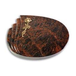 Grabkissen Waves/Aruba Rose 7 (Bronze)