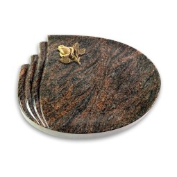 Grabkissen Waves/Himalaya Rose 3 (Bronze)