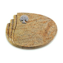 Grabkissen Waves/Kashmir Baum 3 (Alu)