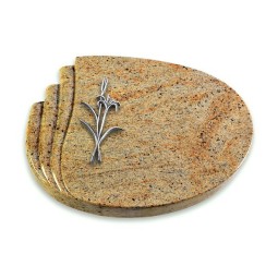 Grabkissen Waves/Kashmir Lilienzweig (Alu)